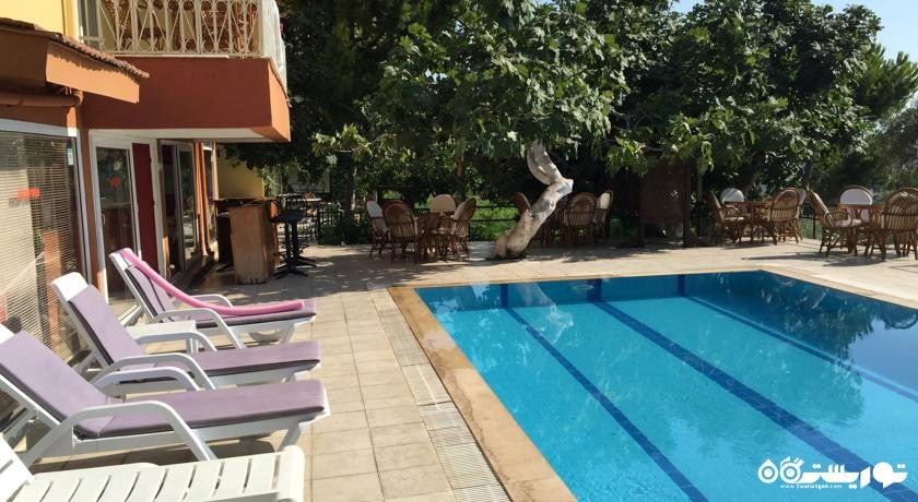 نمای استخر روباز هتل